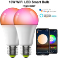 Bombilla LED E27 9W Bombilla LED inteligente Wifi